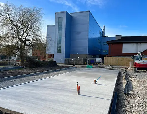 Space Groundworks’ comprehensive groundworks service ranges from excavation & installation of footings and concrete slab to ducting installation, plant operations and earth works (such as bulk soil disposal, remediation, and cut and fill).