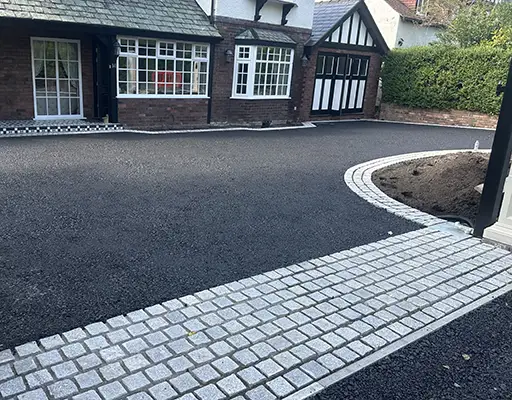 Space Groundworks is an experienced groundwork contractor specialising in tarmacadam surfaces for commercial and residential projects throughout the North West and further afield.