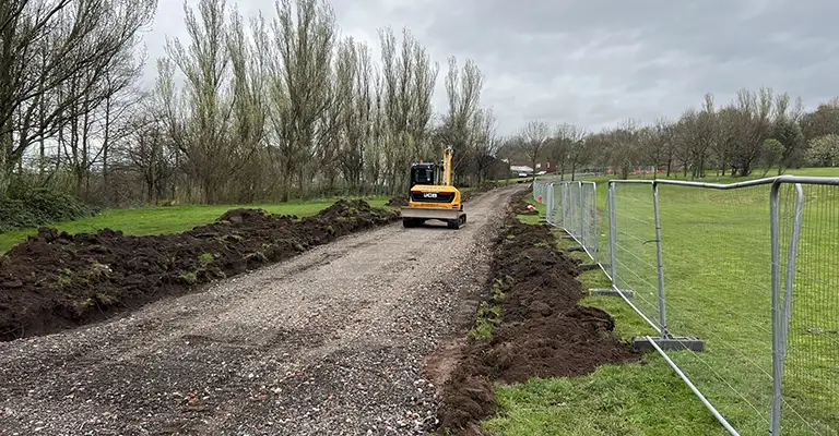 Space Groundworks’ comprehensive groundworks service ranges from excavation & installation of footings and concrete slab to ducting installation, plant operations and earth works (such as bulk soil disposal, remediation, and cut and fill).